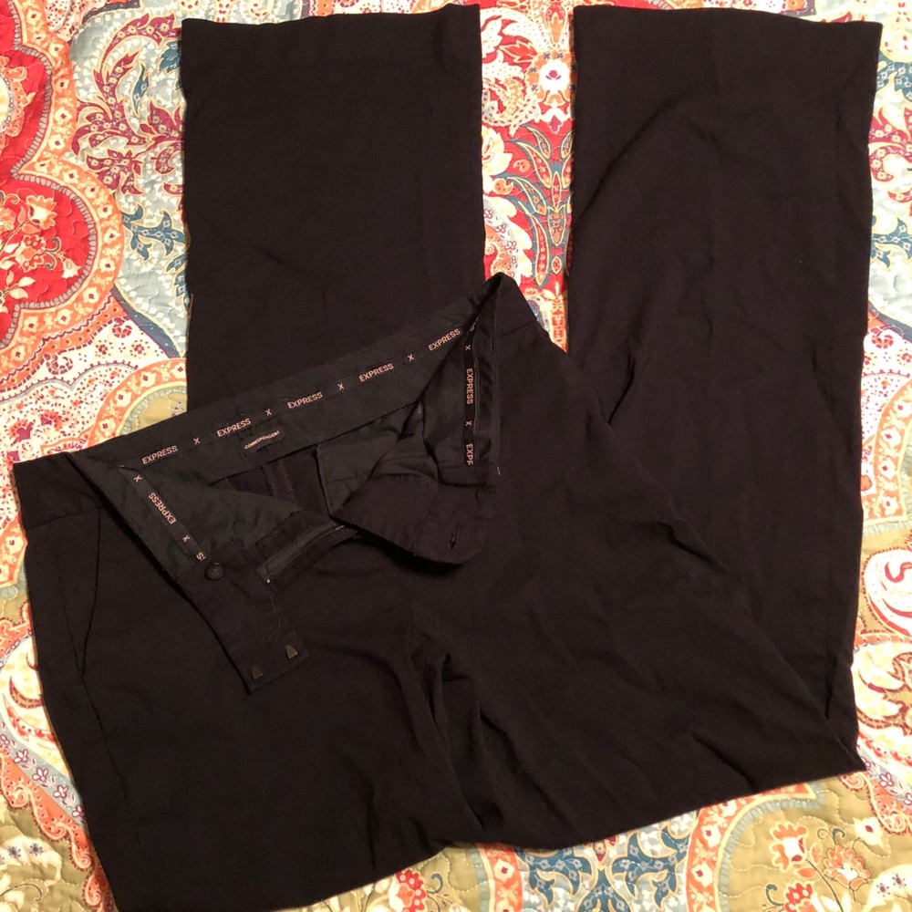 Black stretch Express pants long